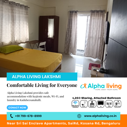 Find the best PG in Kadubeesanahalli at Alpha Living Lakshmi..png