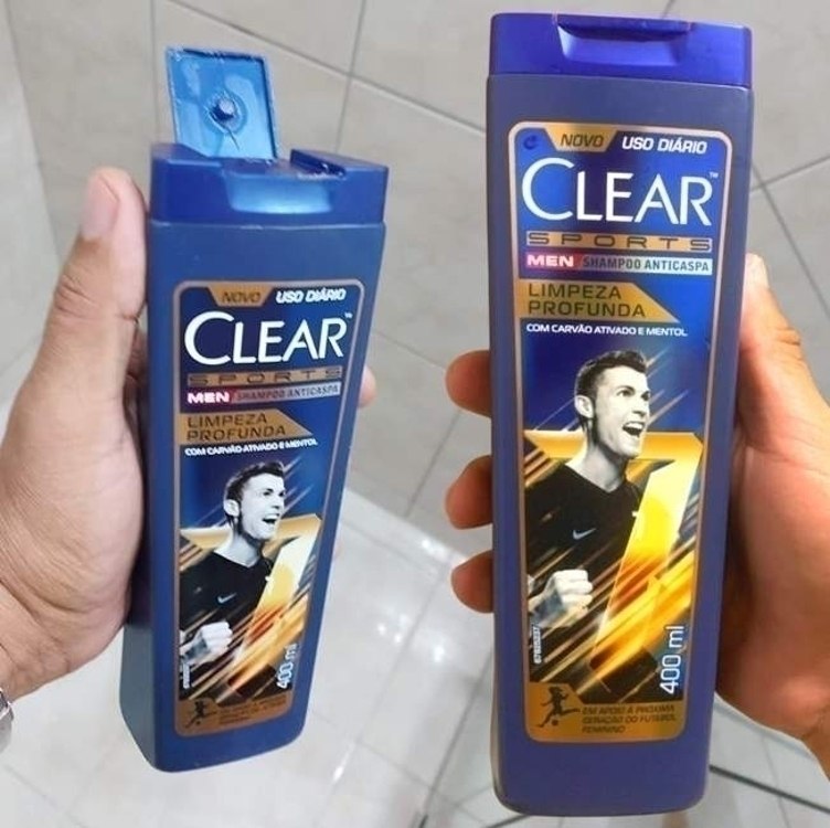 Shampoo Anticaspa Clear Sports Men Limpeza Profunda 400ml