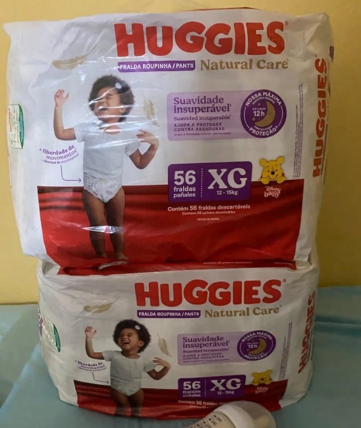 Huggies Fralda Premium Roupinha Natural Care XG 56 Un