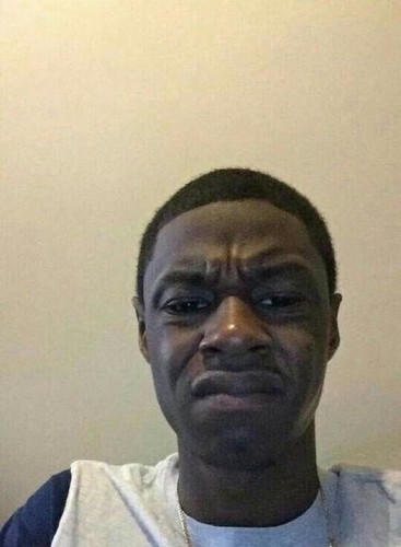 Gross 02 African looking Black man's facial expression as if he's saying Ewww aka Fuck Off GTFOH WTF.jpg