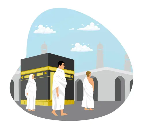 muslims perform hajj pilgrimage hajj pilgrims pray front kaaba islamic hajj pilgrimage 923732 7525.webp