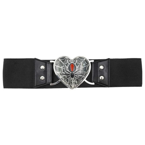 Elastic Waist Belt Black Widow Heart.jpg