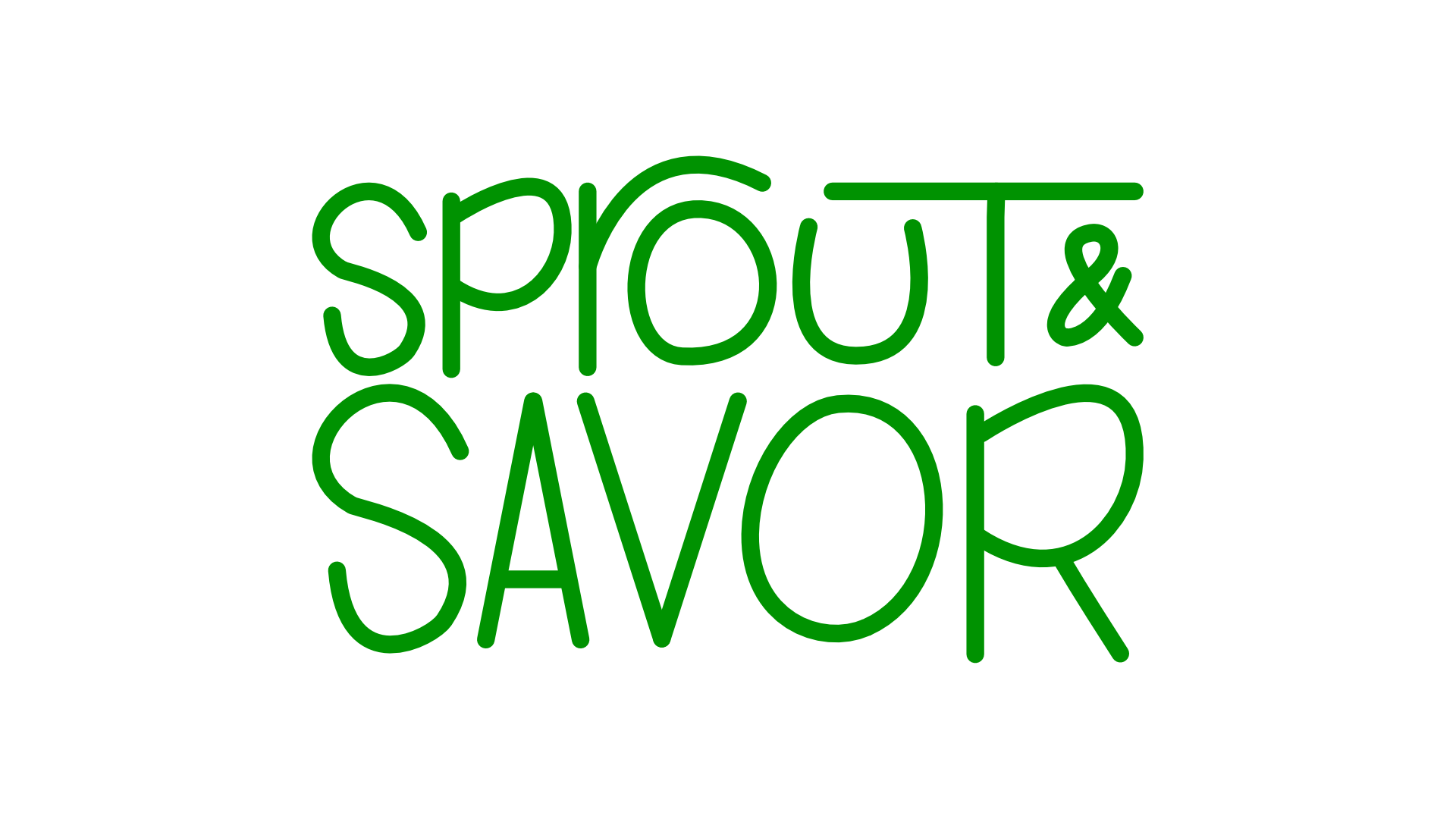 Sprout & Savor Mock Digital Brand Book & Presentation