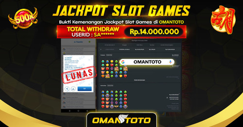 OMANTOTO JACKPOT SLOT GAMES Rp 14.000.000,-