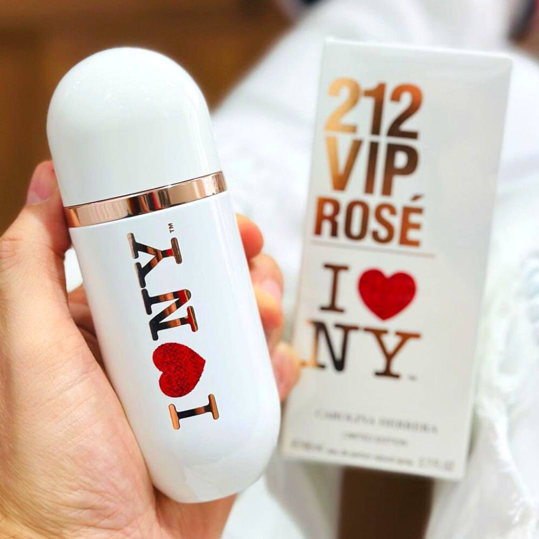 212 Vip Rose I Love NY Carolina Herrera – Perfume Feminino – Eau de Parfum 80ml