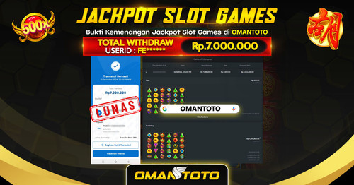 OMANTOTO JACKPOT SLOT GAMES Rp 7.000.000,-