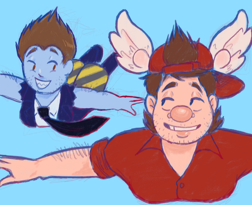 Barry Steakfries and WingCap!Bill Newton wip01