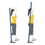 extension de triceps de pie banda elastica init pos 7241