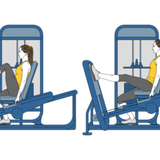 extension una pierna maquina horizontal init pos 2973