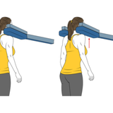 encogimiento de hombros en maquina de gemelos de pie init pos 7399