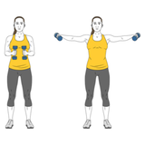 elevacion lateral de hombros con mancuernas de pie init pos 6544