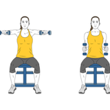 elevacion lateral de hombros con mancuernas sentado en banco inclinado init pos 6886