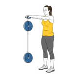 enrollar cuerda con mancuerna en pronacion init pos 8523