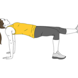 equilibrio en cuadrupedia supina con pierna estirada init pos 4340