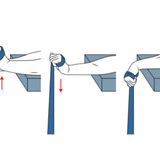 flexion excentrica de muneca con banda elastica init pos 9433