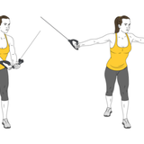 cruces de pectoral con cable polea de pie inclinado init pos 4517