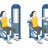 press pectoral alterno en maquina sentado init pos 5581