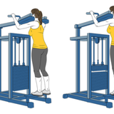 elevacion de talones de pie en maquina init pos 3920