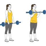 curl de biceps con barra agarre prono init pos 4193