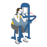 curl de biceps con giro en maquina init pos 9179