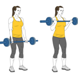 curl de biceps con barra recta de pie agarre supino init pos 3679