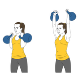 kettlebell press de hombros init pos 8462