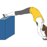 estiramiento de aducctores pierna elevada init pos 3875