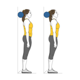 extension cervical apoyado en pelota init pos 3459