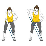 remo de pie con banda elastica init pos 1604