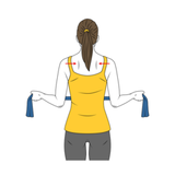 retraccion de hombros con banda elastica init pos 9463