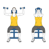 rotacion de hombros con mancuernas en 90 init pos 7221