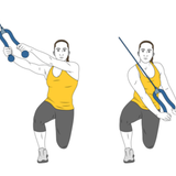 rotacion de cintura pierna flexionada cable polea init pos 9690