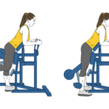 curl femoral a una pierna con maquina de pie init pos 5883