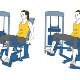 abduccion de cadera en maquina sentado init pos 8563