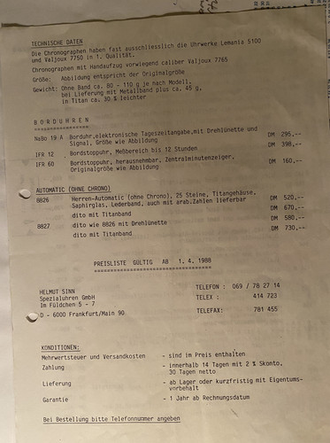 Sinn PL 4 1988 Seite 2