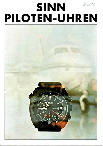 Sinn Katalog 10 1987D Seite 1