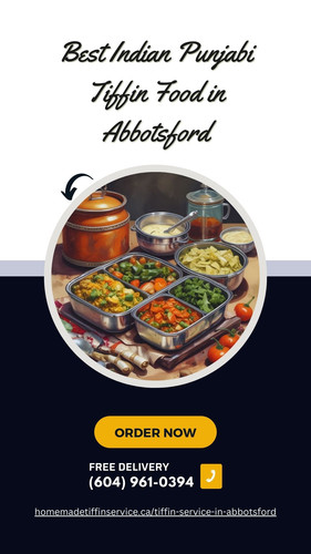 Get affordable and delicious tiffin service in Abbotsford with Homemade Tiffin Service. Our daily fresh meals are made with love and delivered to your doorstep. Order now to satisfy your hunger!
https://homemadetiffinservice.ca/tiffin-service-in-abbotsford/