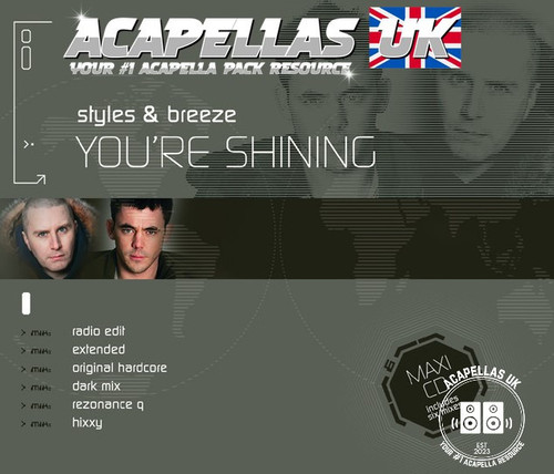 
Styles And Breeze - You're Shining (Hixxy Remix) [Decompressed Stems]