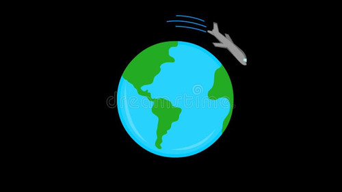 animation airplane flying planet earth plane touring around transparent background alpha channel zer.jpg