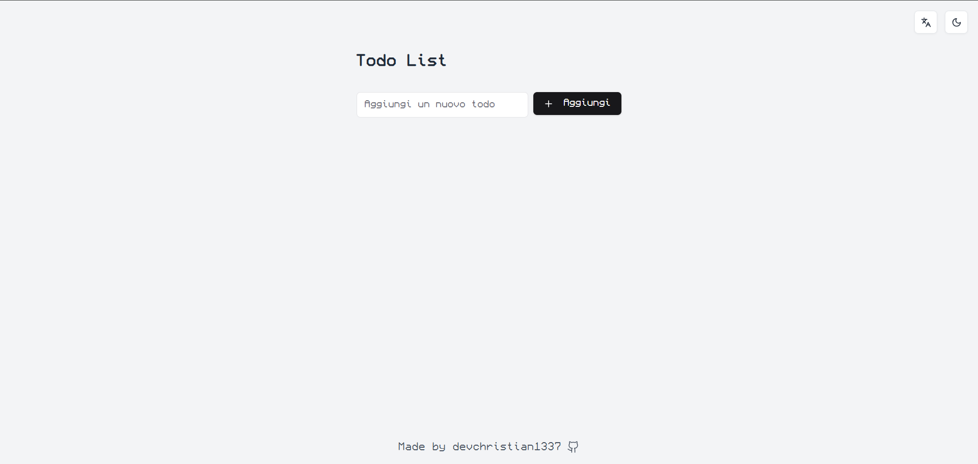 Todo List App Screenshot