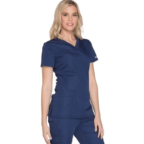 Top comfort and protection with water resistant nursing scrubs.gif