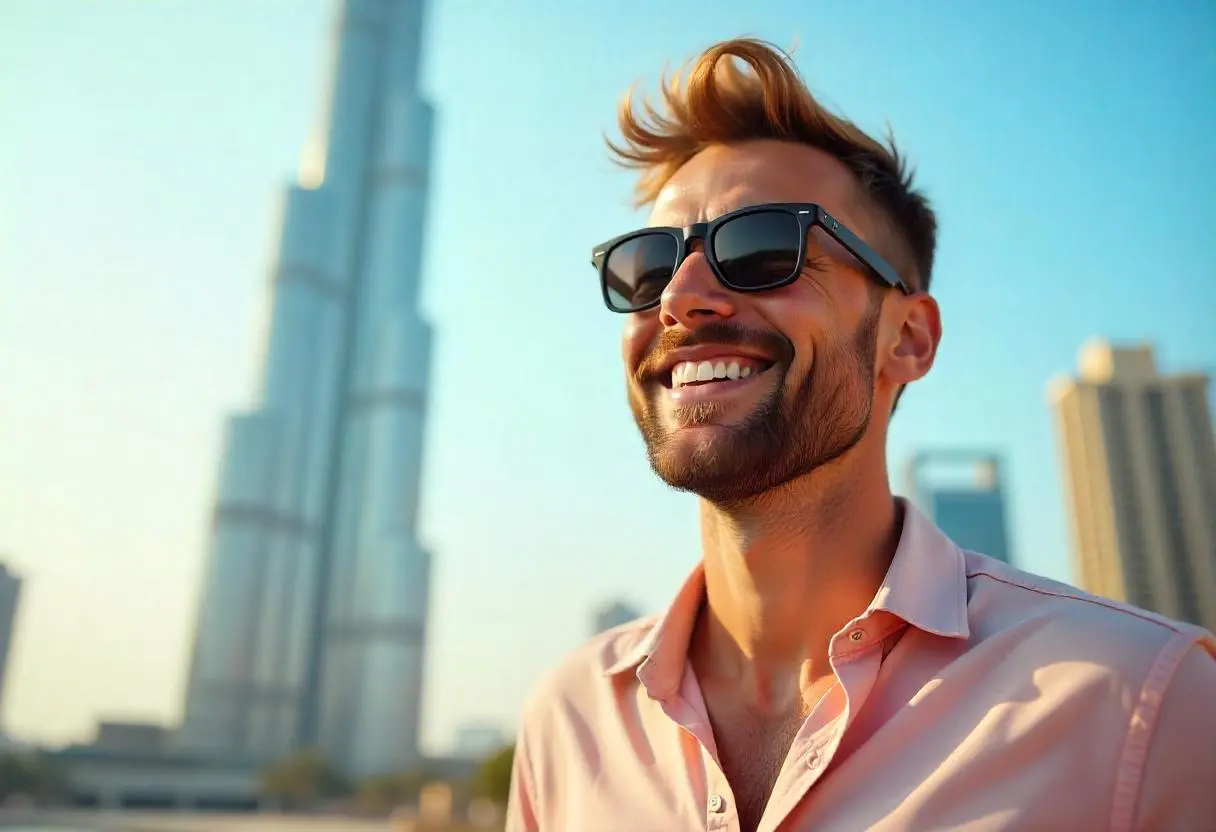  سفرنامه دبی - برج خلیفه موج زمزم