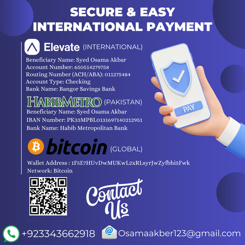 Syed Osama Akbar Payment Details