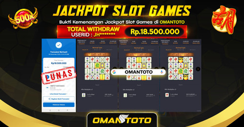 OMANTOTO JACKPOT SLOT GAMES Rp 18.500.000,-