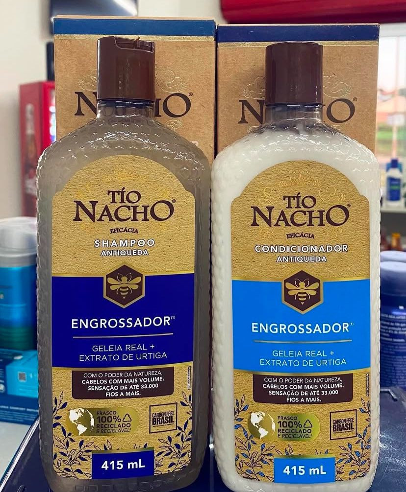 Tio Nacho Condicionador Engrossador 415ml – Antiqueda e Mais Volume