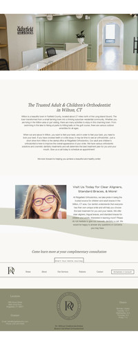 At Ridgefield Orthodontics, we pride ourselves on offering advanced orthodontic care in Wilton, CT. From traditional braces to innovative Invisalign aligners, our treatments are designed to correct a wide range of dental issues, ensuring optimal function and aesthetics. 

Learn More- https://www.ridgefieldortho.com/wilton-ct