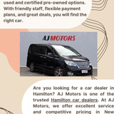 Top Quality Cars For Sale in Hamilton