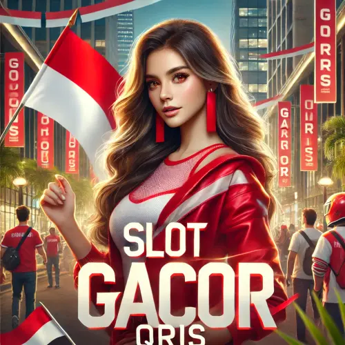 DALL·E 2024 12 30 09.59.38 A visually appealing promotional image for 'Slot Gacor QRIS', featuring a.webp