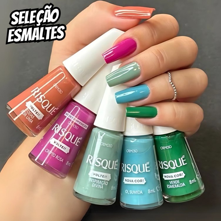 Seleção Esmaltes Risqué 8ml