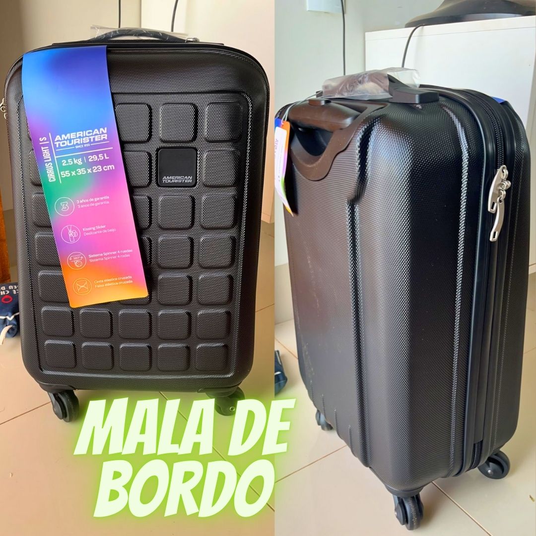 American Tourister Samsonite Mala Cirrus Light P Preto